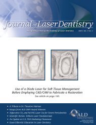 Use of a Diode Laser for Soft Tissue ... - Academy of Laser Dentistry