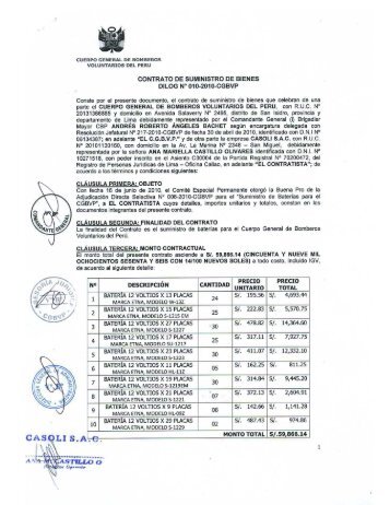 contrato de suministro de bienes dilog n“ 010-2010-cgbvp - Cuerpo ...