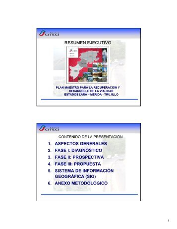 Resumen Ejecutivo Lara, MÃ©rida y Trujillo (PDF) - cityplanconsultoria