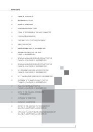 MAA Assurance's Annual Report 2004 - Zurich