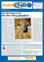 Rhein-Main Baskets - New Basket 92 Oberhausen