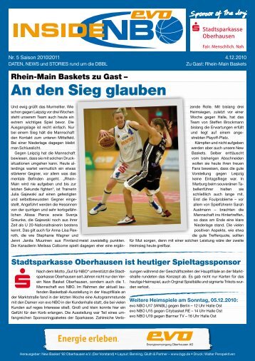 Rhein-Main Baskets - New Basket 92 Oberhausen