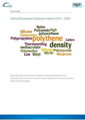 Global Polyurethane Elastomers Market (2014 – 2020)