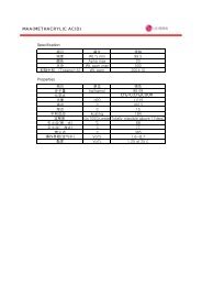 MAA(METHACRYLIC ACID) - LG MMA