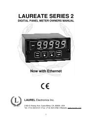 LAUREATE SERIES 2 - Laurel Electronics