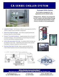 Pro Chiller Glycol Chart