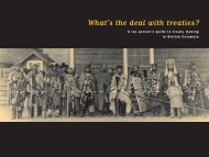 What's the deal with treaties? - BC Treaty Commission