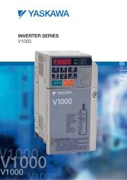 Inverter Drive Series V1000 - BERRIOLA S. Coop.