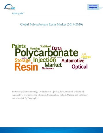 Global Polycarbonate Resin Market (2014-2020)