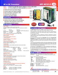 API 4010 G - Absolute Process Instruments