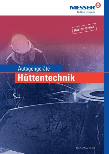 Hüttentechnik - Messer Cutting Systems