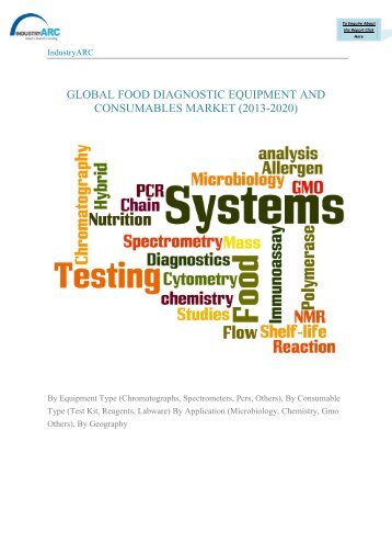 GLOBAL FOOD DIAGNOSTIC EQUIPMENT AND CONSUMABLES MARKET (2013-2020)