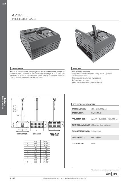 M5 Av820 Projecto