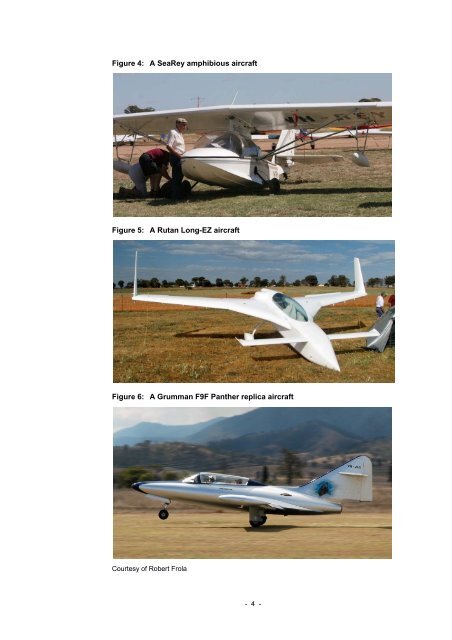 Amateur-built and experimental aircraft - Australian Transport Safety ...