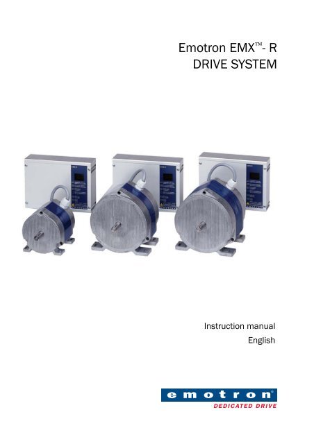 Emotron EMXâ¢- R DRIVE SYSTEM