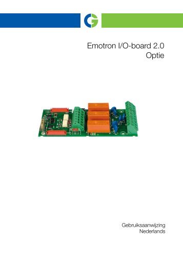 Emotron I/O-board 2.0 Optie