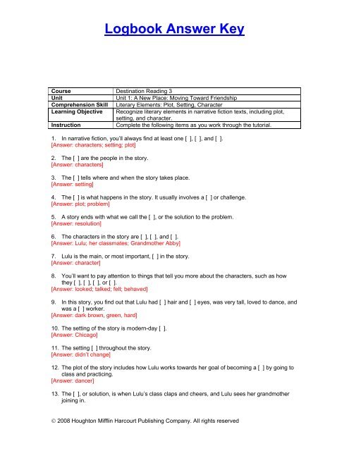 Harcourt Reading Level Correlation Chart