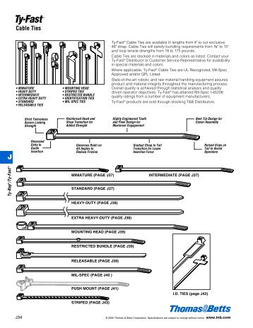 Cable Ties - Anixter Components