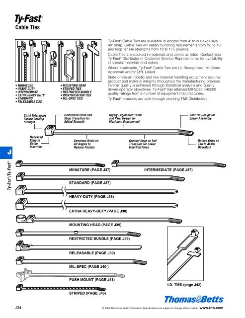 Cable Ties - Anixter Components