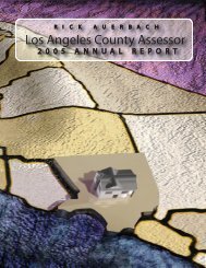 Los Angeles County Assessor Angeles County Assessor