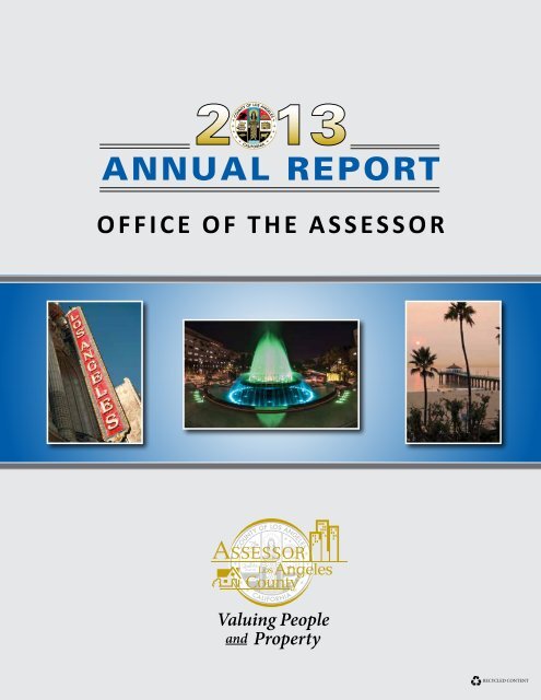 2013 Annual Report - Los Angeles County Assessor