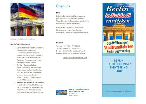 Unser Flyer Zum Ausdruck Berlin