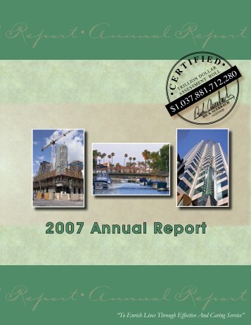 tâ¢ Annual Reportâ¢ Annual Report tâ¢ Annual Reportâ¢ Annual Report