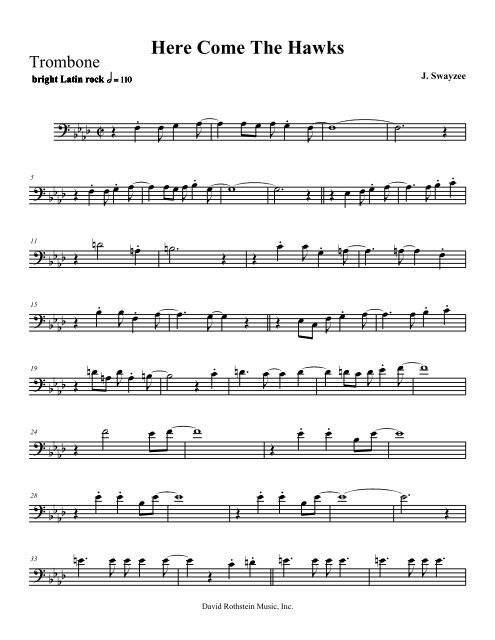 Download Sheet Music - David Rothstein Music