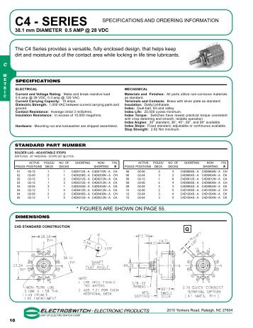 C4 Series - Electro Switch