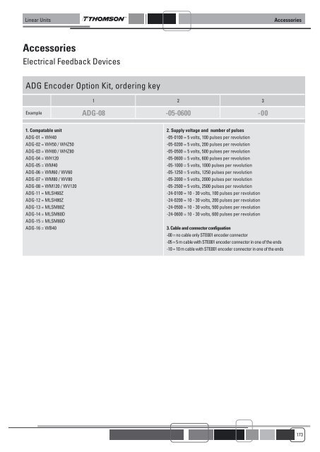 LINEAR UNITS