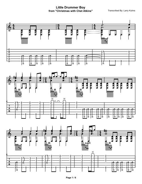 Mr sandman (Chet Atkins) guitar Tab - YouTube