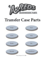 Transfer case bearing Kit for NV261HD NV263HD 01-up GMC Chevy