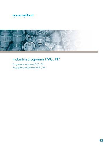 Gawaplast AG Industrieprogramm PVC, PP