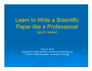 Learn to Write a Scientific Paper like a Professional - CSBL