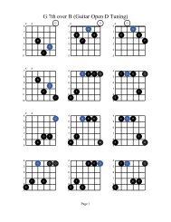 G 6th Guitar Open G Tuning Acoustic Fingerstyle Guitar