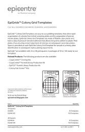 Protocol for EpiGridsâ¢ Colony Grid Templates