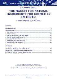 the market for natural ingredients for cosmetics in the eu