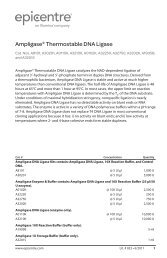 Protocol for AmpligaseÂ® Thermostable DNA Ligase