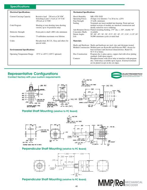 Catalog Pages - Electro Switch