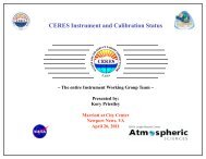 CERES FM1-FM6 Instrument Status Report - NASA