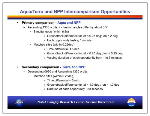 CERES FM1-FM6 Instrument Status Report - NASA