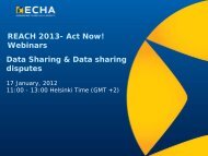 Data Sharing & Data sharing disputes, Introduction - Europa