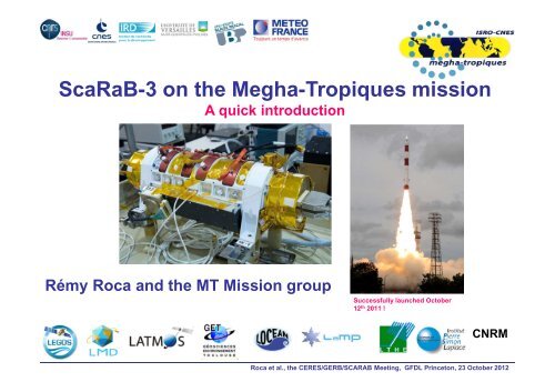 Overview of Megha-Tropiques Mission - ceres