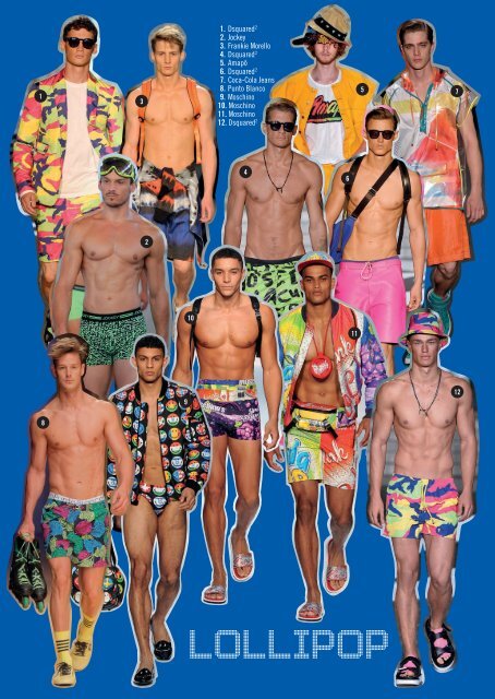 Beachwear on stage n° 12