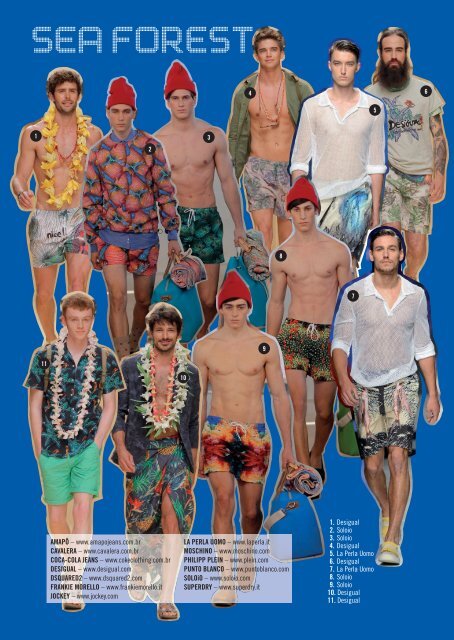 Beachwear on stage n° 12