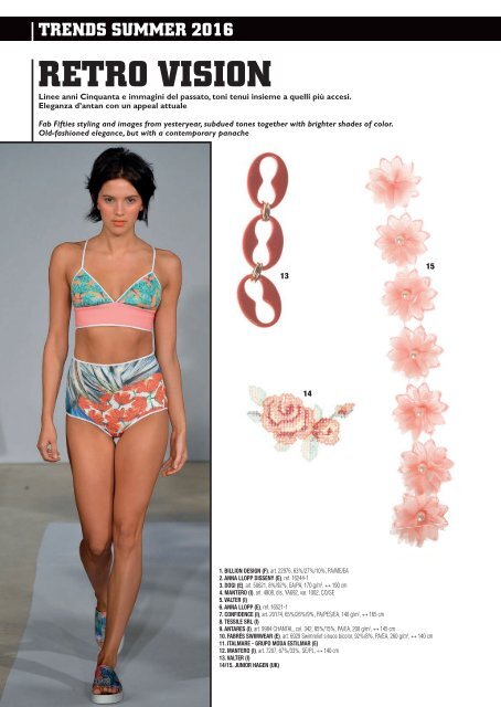 Beachwear on stage n° 12