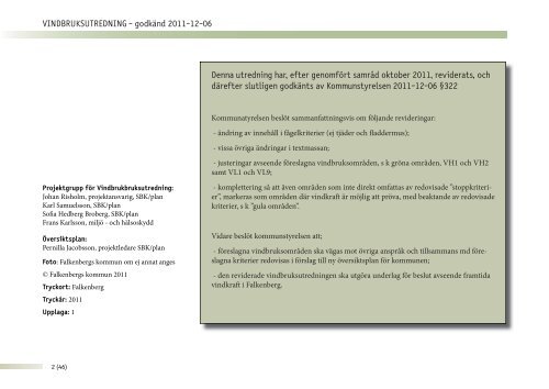 Vindbruksutredning - Falkenbergs kommun