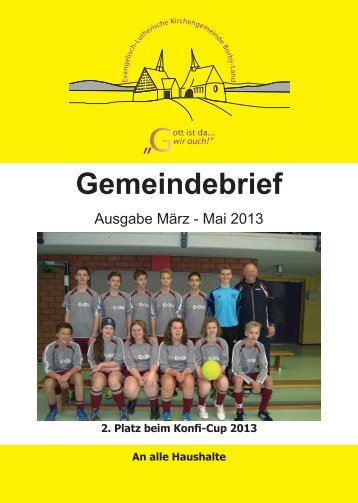Gemeindebrief MÃ¤rz 2013 - gerom.de