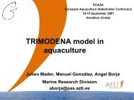 Trimodena Model in Aquaculture - ecasa