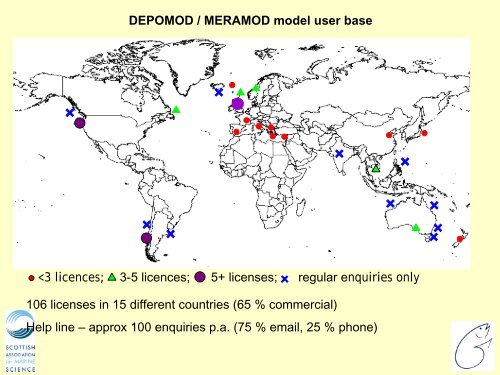 Depomod, Meramod, and Tropomod Models - ecasa